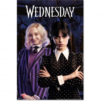 Póster Enid Sinclair y Wednesday Addams 91.5x61cm