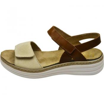 Zapatos para Plantillas Lumel modelo multi mujer, Sandalia de Mujer LUMEL con plantillas extraíbles y sustituibles yogurt-cuio