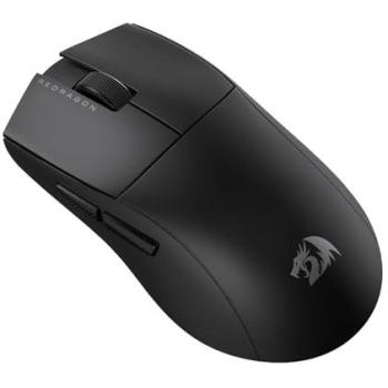 Redragon M916 LIT Wireless Gaming Mouse, 49G Ultra-Lightweight 1K DPI Ergonomic Grip