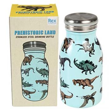 Rex London Prehistoric Land Stainless Steel Kids Bottle
