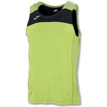 Joma Elite IV - Camiseta sin mangas para hombre, color verde flúor / negro, talla XXL