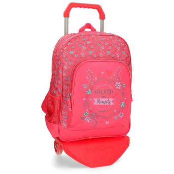 Movom Enjoy Mochila con Carro Rosa 31x42x17,5 cms Poliéster 16.93L