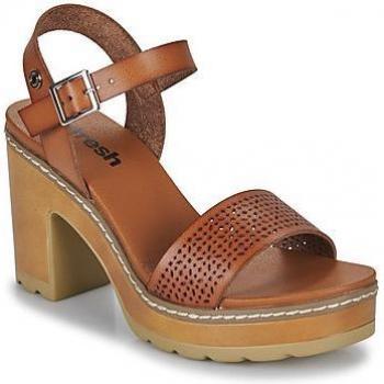 Sandalia de mujer Refresh 170777 Taupe Hebilla