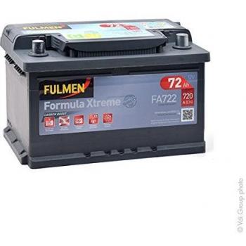 Batería Fulmen Formula Xtreme FA722. 12V - 72Ah/720A (EN) Caja LB3 (278x175x175mm)