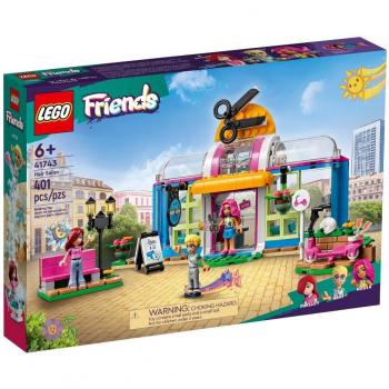 LEGO Friends 41743 Peluquería de Juguete con Mini Muñecas Personalizables Paisley y Olly, Accesorios para el Cabello y Caras Intercambiables, Set de Construcción