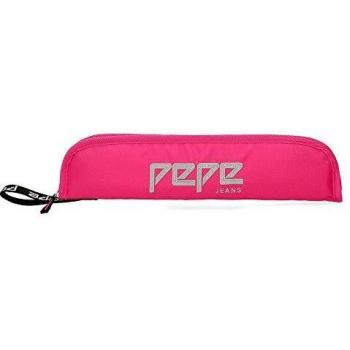 Pepe Jeans Uma Porta Flauta Rosa 37x9x2 cms Poliéster