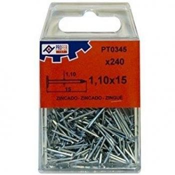 PROFER TOP - Punta Hierro C/Plana Zn C/240 Profer Top 1,10X15 Mm