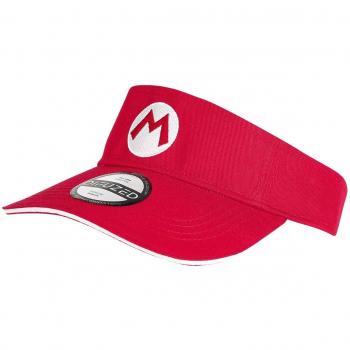 Super Mario Tennis Visor Cap Visera Rojo