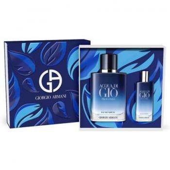 Cofanetto Eau de Parfum Acqua di Giò Profondo 100 ml + 15 ml Recargable para Hombre