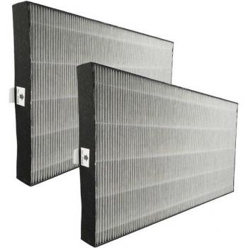 Filtro HEPA 13 compatible con purificador de aire Sharp KC-A60EUW - Paquete de 2 filtros de repuesto - Vhbw