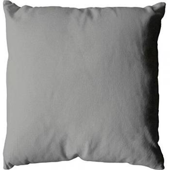 Cojín Desenfundable 60 x 60 cm de Algodón Natural - Color Gris
