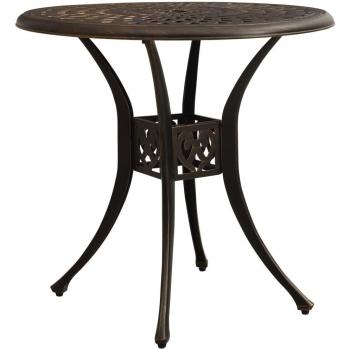 vidaXL Garden Table Bronze 78x78x72 cm Cast Aluminium