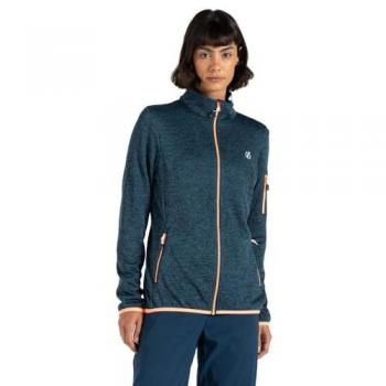 Dare2b Forro Polar Con Cremallera Torrek para Mujer, Color Azul, Talla 48, Parte de la Mountain Series