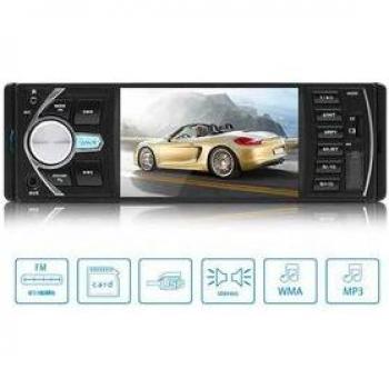 Autoradio para coche Bluetooth con mando para volante de color negro