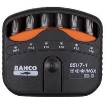 Bahco 65I/7-1 - Jgo Puntas Inox Torsion 1/4 7 Pzas + Adapt