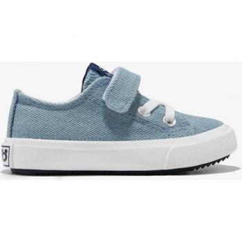 Conguitos - Zapatillas deportivas de bebés con cordones elásticos y cierre adherente, modelo OSSH154016, color azul denim