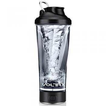 VOLTRX mezclador de proteinas eléctrica, Hecho con Tritan - Sin BPA - Vaso shaker portable vortex de 24oz