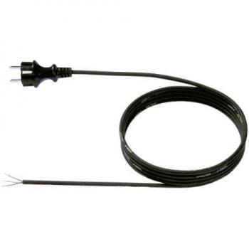 Cabo de Alimentación Bachmann 322.176, Schuko, 16A/250V, 5m, Negro