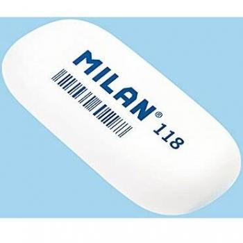 Conjunto de 18 Gomas de Borrar Milan Miga de Pan Ovaladas Modelo 118