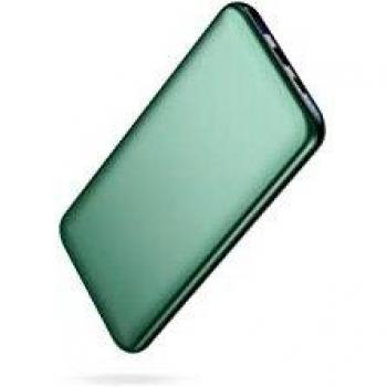 Power Bank,20W PD y QC3.0 Carga Rápida 10000mAh Batería Externa Móvil Ultra Delgada con 2 Salidas y 2 entradas, Compatible para los Dispositivos Electrónicos Portátiles-Verde Medianoche