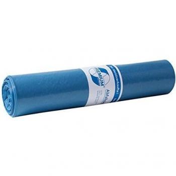 deiss Premium 10712 bolsas de residuos, 575 mm x 1000 mm x 0,06 mm, color azul