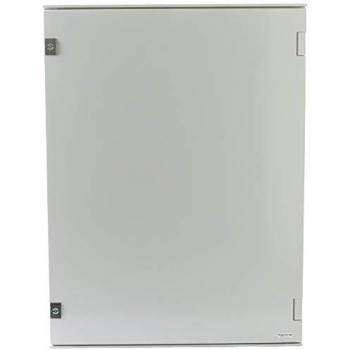 Caja de pared de Poliéster Schneider Electric, IP66, con placa de montaje, dimensiones H 847 x W 636 x D 300 mm, modelo NSYPLM86PG