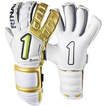 Rinat Egotiko Quantum Pro Guante De Portero, Unisex Adulto, Blanco/Oro, 10