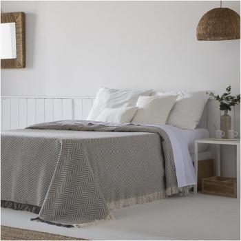 Colcha multiusos Boheme Betty negro 180x260 cm
