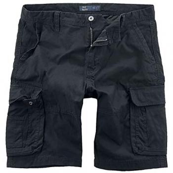 Pantalones cortos Vintage Industries Rowing para Hombre - Negro - Tallas S a 3XL