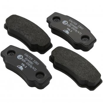 Juego de pastillas de freno ATE 13.0460-4980.2 para Citroen Jumper, Fiat Ducato y Peugeot Boxer, con kit completo y accesorios