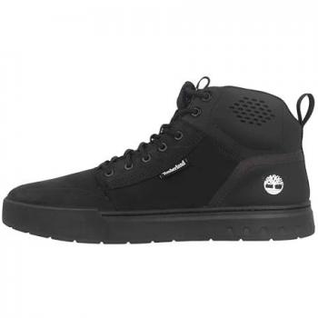Timberland Maple Grove Mid Lace-Up Trainer for Men in Black, Size: 8.5