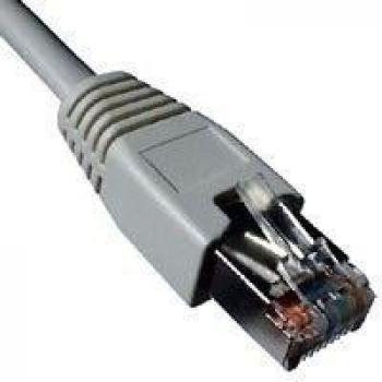 Cable de Red Apantallado Cat.6A/10G S/FTP Blanco 20m Libre de Halógenos