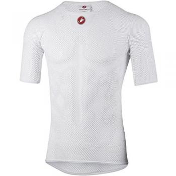 castelli Core Mesh 3 SS Camiseta, Hombre, Blanco, XX-Large