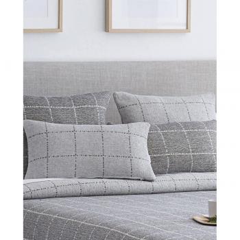 Cojín sin relleno Marne Naf Naf - Juego de 2 fundas de cuadrante, 90% algodón/10% poliéster, color beige, dimensiones 30x50 cm