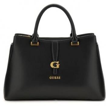 GUESS Kuba Tri Black Tote Bag Size: One Size, Colour: Bke - female