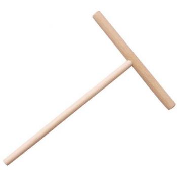 Espátula de Madera Redonda para Tortitas y Crepes, 1 Uds., Herramienta de Cocina Útil E0F2