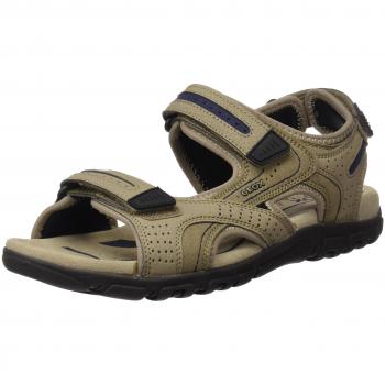 Geox Strada Men's Outdoor Sandals - Navy/Beige, Size 43 EU