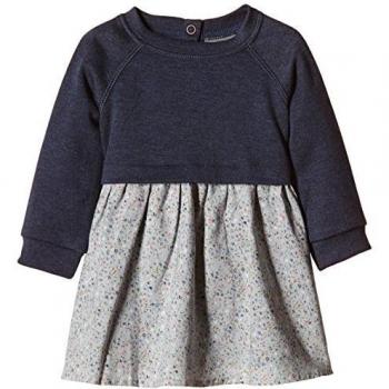Troizenfants FLORA-Vestido Bebé-Niñas,    azul 6 meses