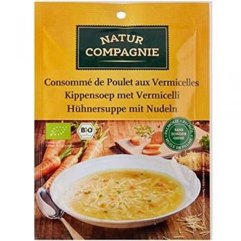 Sopa de Pollo con Fideos Natur Compagnie, 40 gr