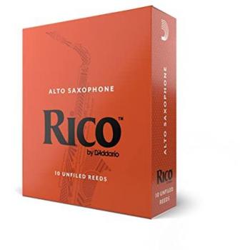 D'Addario Rico Alto Saxophone Reeds 2.5 - Pack of 10