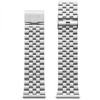 Brazalete de acero de la marca Watx. Modelo Bracelet Basic / Silver / 44mm. Referencia WXCO3700.