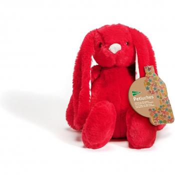 Conejo rojo de peluche sostenible de alta calidad 30 cm - Edición especial El Corte Inglés