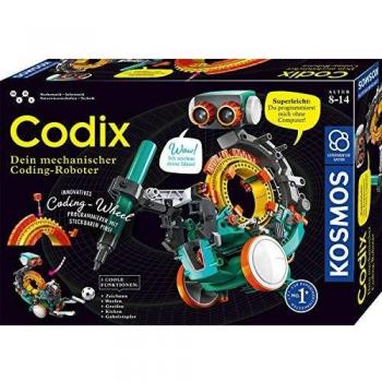 Codix - Robot Mecánico de Programación, Kit de Experimentos para Aprender a Programar, Juguete Educativo para Niños de 8 a 12 Años