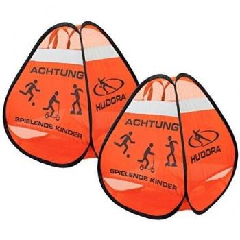 HUDORA Juego de accesorios de seguridad pop up para monopatín, patines en línea, 85071