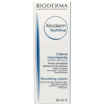 Bioderma Atoderm Nutritive Day Cream for Dry and Sensitive Skin 40 ml