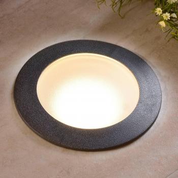 Fumagalli Lámpara empotrada Ceci 160 redonda negra 10W CCT