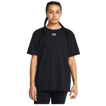 Under Armour Women's Essential Oversize Short Sleeve T-Shirt - Black XS