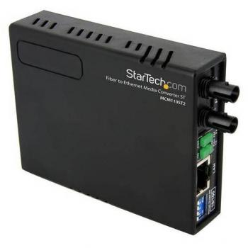 10/100 Multi-Mode ST Fiber to Ethernet Media Converter - 2KM