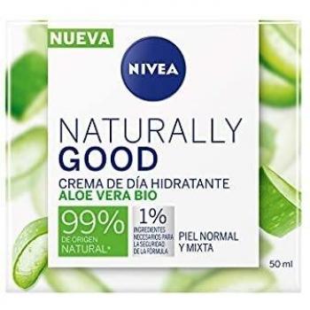 NIVEA Naturally Good Crema de Día Hidratante con Aloe Vera Bio