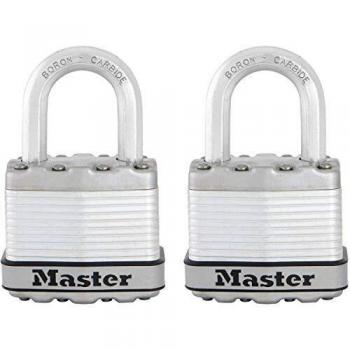 Master Lock Candados de acero laminado Excell 2 unidades 45 mm M1EURT